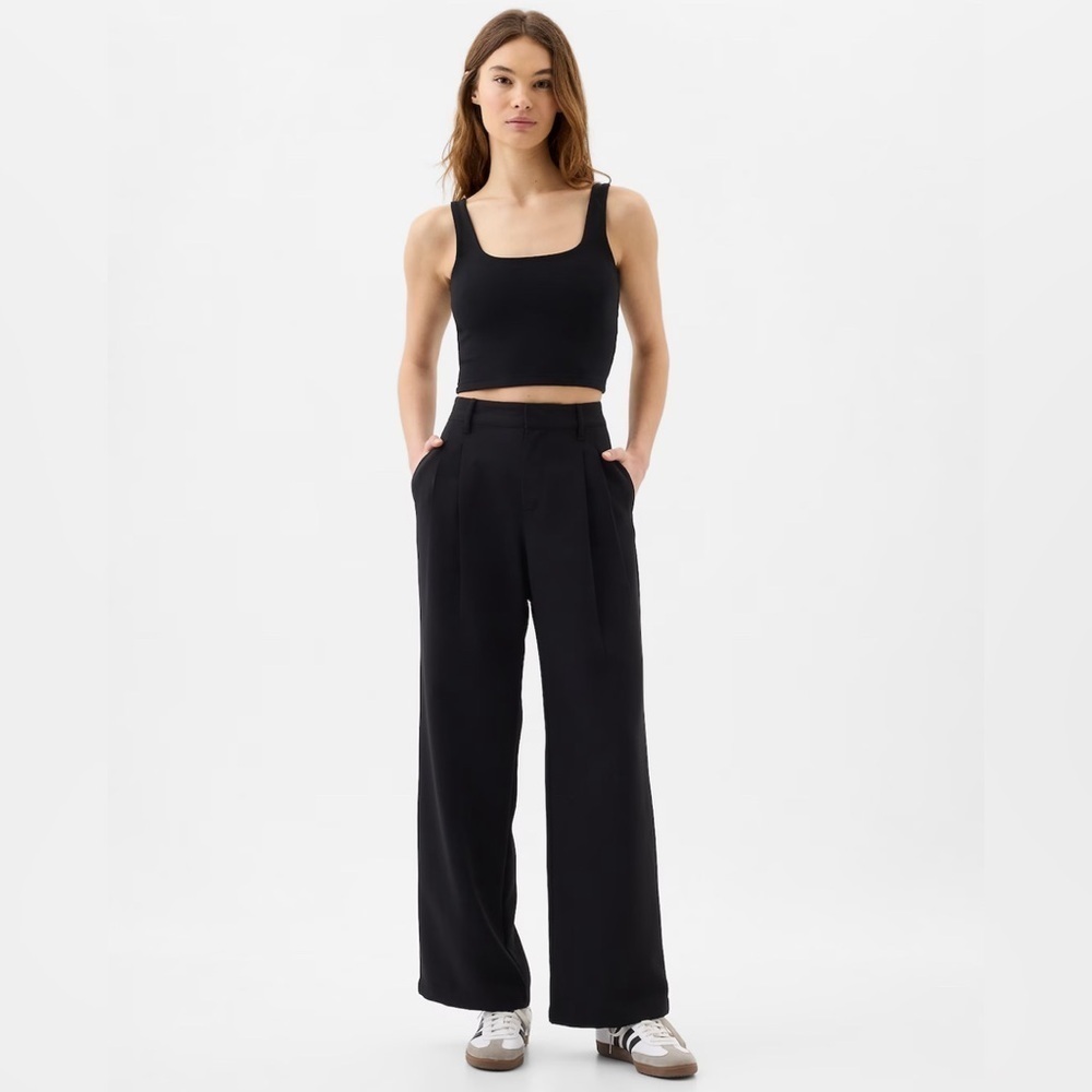 NEW! GAP Black Easy Crepe Trousers - Multiple 🩷875732